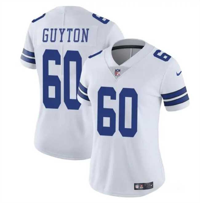 Women's Dallas Cowboys #60 Tyler Guyton White 2024 Draft Vapor Limited Stitched Jersey Dzhi,We sell and wholesale Women's Dallas Cowboys #60 Tyler Guyton White 2024 Draft Vapor Limited Stitched Jersey Dzhi on line form chian!
